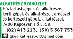   - Alkatrész Szaküzlet