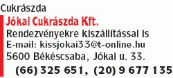   - Cukrászda Jókai Cukrászda Kft.